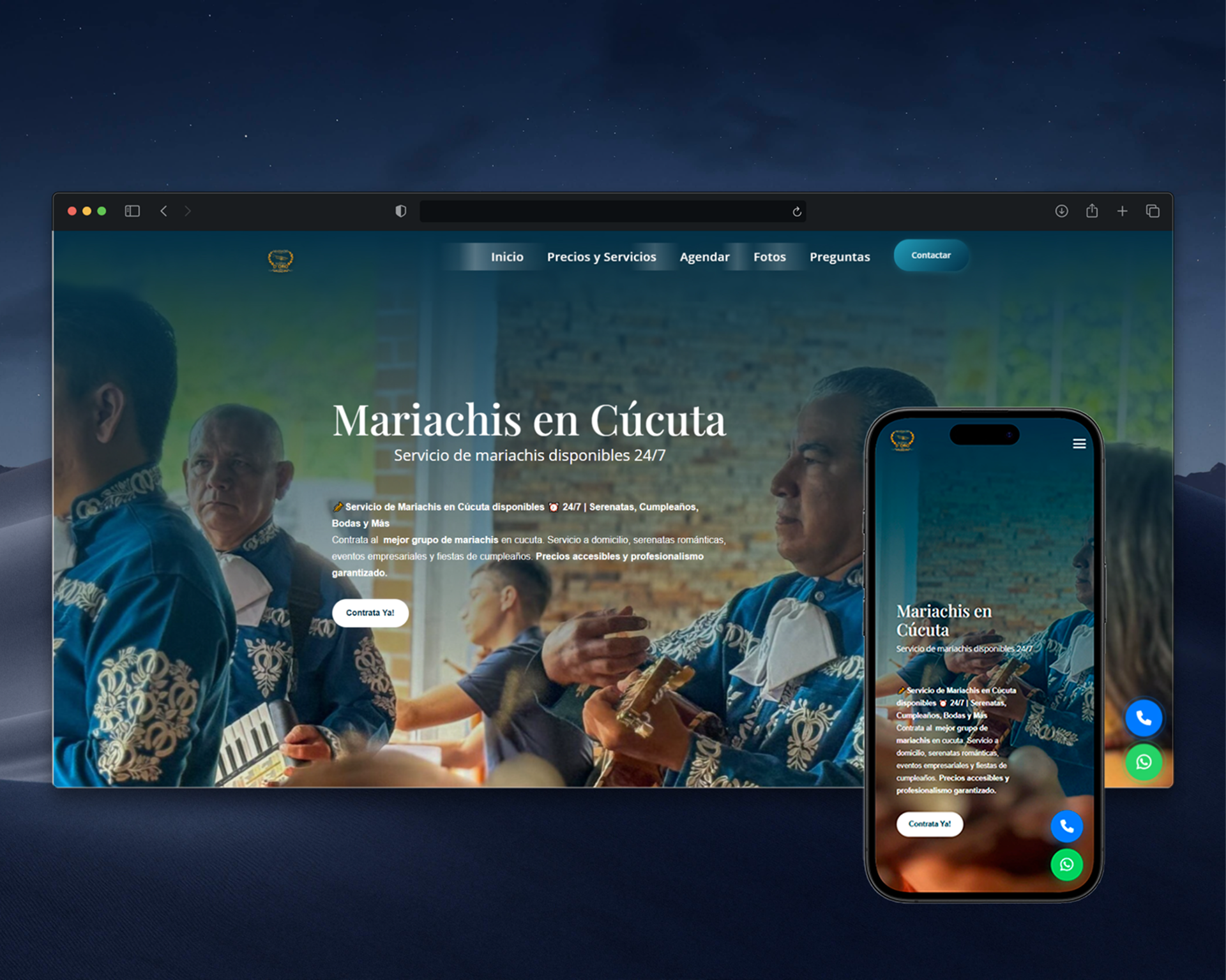 Mariachis en Cúcuta - Portal web de servicios musicales profesionales